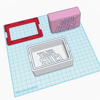 Small Fight Club Soap Mold and Bar 3D Printing 83422