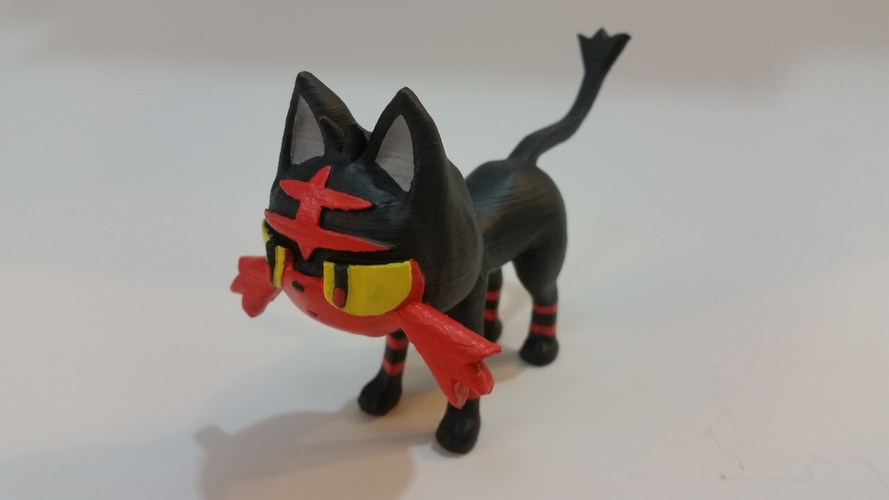 Litten - Pokemon Sun & Moon Fire Starter 3D Print 83522