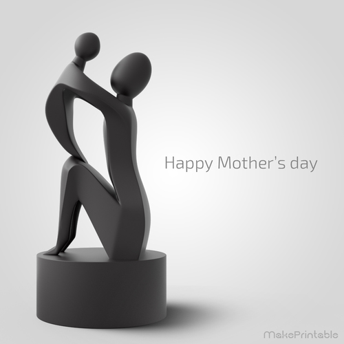 Mother's Day Sculpture  3D Print 83647