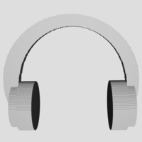 Small headphones 3D Printing 83864