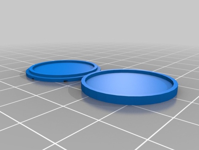 25mm Dungeon Floor Snap-Fit Base 3D Print 843