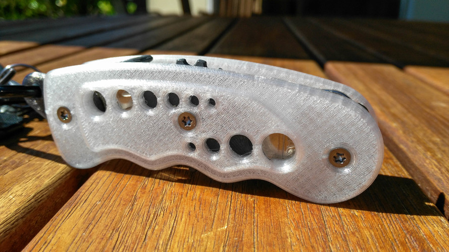 Knife-shaped Key Holder 3D Print 84485