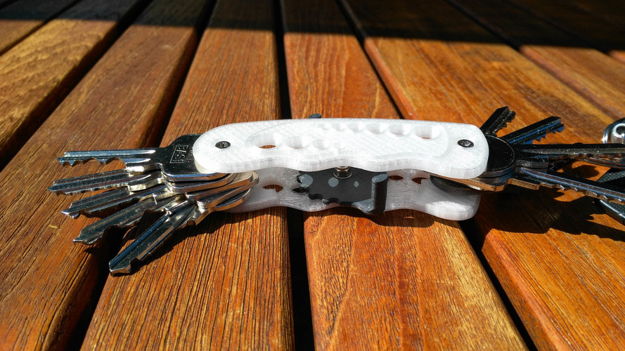 Knife-shaped Key Holder 3D Print 84487
