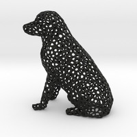 Small Voronoi Labrador Retriever Dog 3D Printing 84541