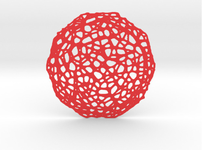 Drink coaster - Voronoi #7 3D Print 84628