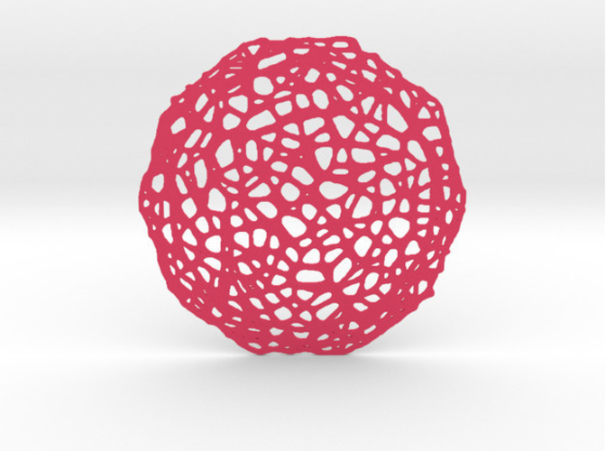 Drink coaster - Voronoi #7 3D Print 84629