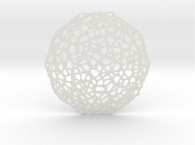 Drink coaster - Voronoi #7 3D Print 84631