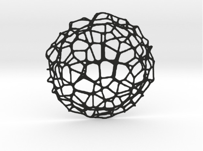 Drink coaster - Voronoi #9 3D Print 84633