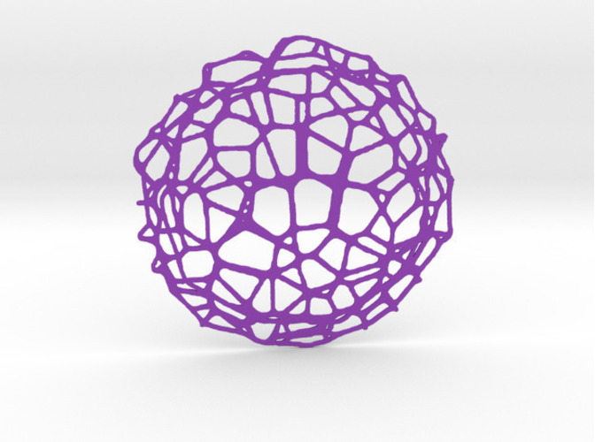 Drink coaster - Voronoi #9 3D Print 84635