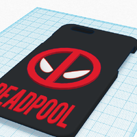 Small Deadpool Phone Case Iphone 6 3D Printing 84836