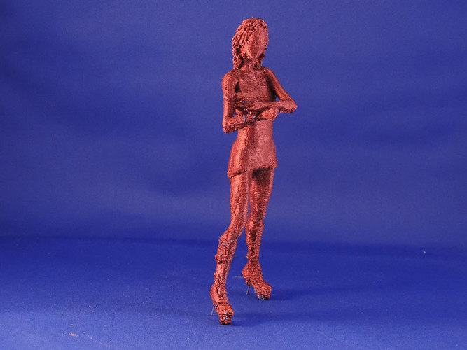 Girl With Gun 3D Print 84861