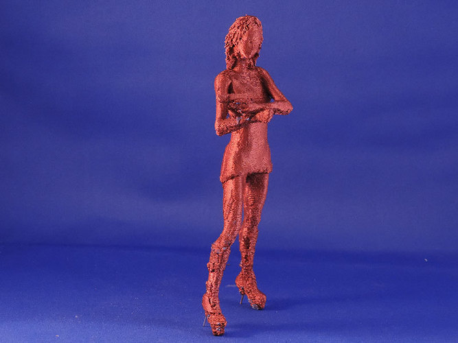 Girl With Gun 3D Print 84862