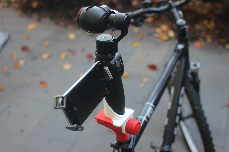 Universal Camera Bicycle Dolly Adaptor 3D Print 84989