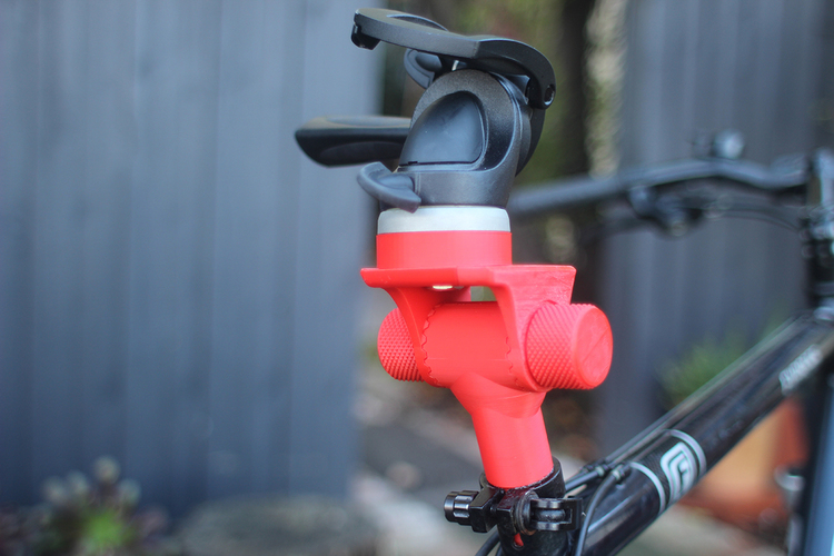 Universal Camera Bicycle Dolly Adaptor 3D Print 84993