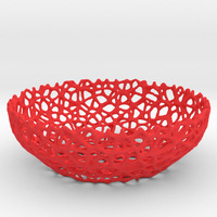 Small Voronoi bowl or key shell - Style #8 3D Printing 85068