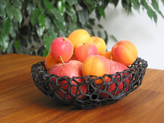 Fruit Bowl - Voronoi-Style #4 3D Print 85073