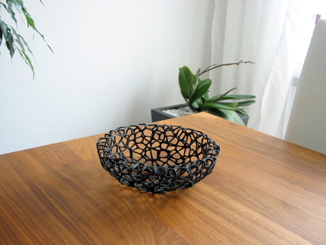 Fruit Bowl - Voronoi-Style #4 3D Print 85074