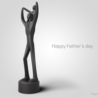 Small Father's Day Sculpture  3D Printing 85158