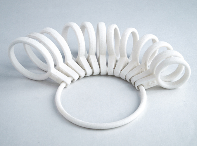 free Ring Sizer 3D Print 85163
