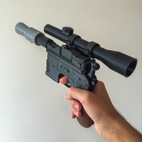 Model kit - Han Solo's DL-44 Heavy Blaster Pistol 3D Print 85243