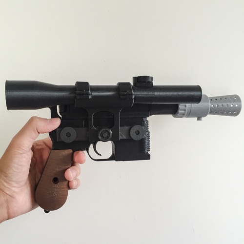 Model kit - Han Solo's DL-44 Heavy Blaster Pistol 3D Print 85244