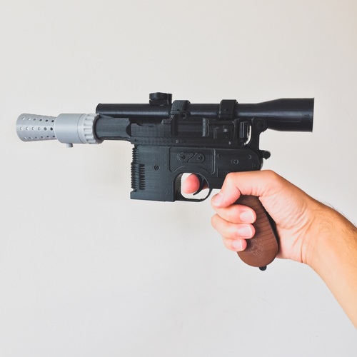 Model kit - Han Solo's DL-44 Heavy Blaster Pistol 3D Print 85246