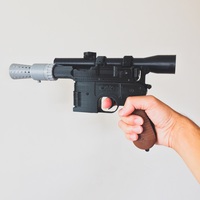 Small Model kit - Han Solo's DL-44 Heavy Blaster Pistol 3D Printing 85246