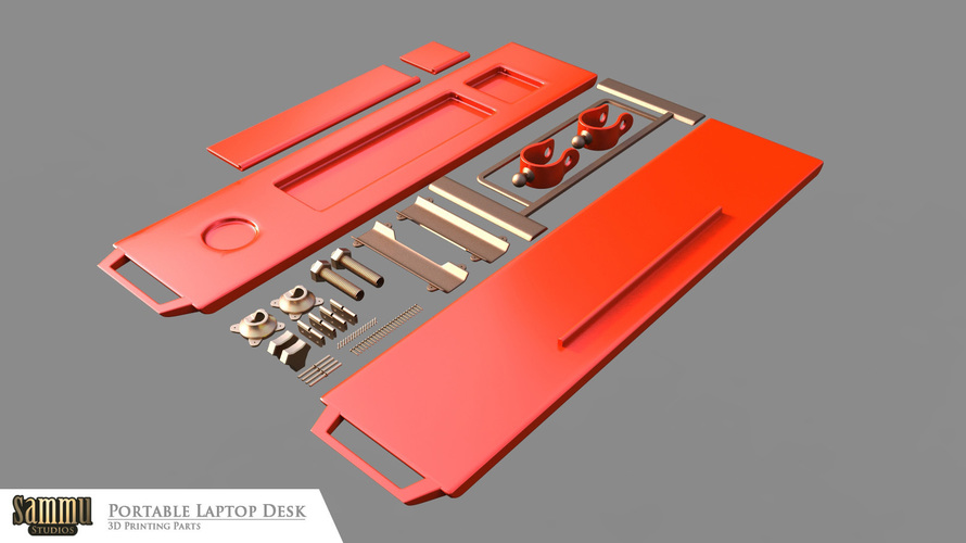 Portable Laptop Desk 3D Print 85348