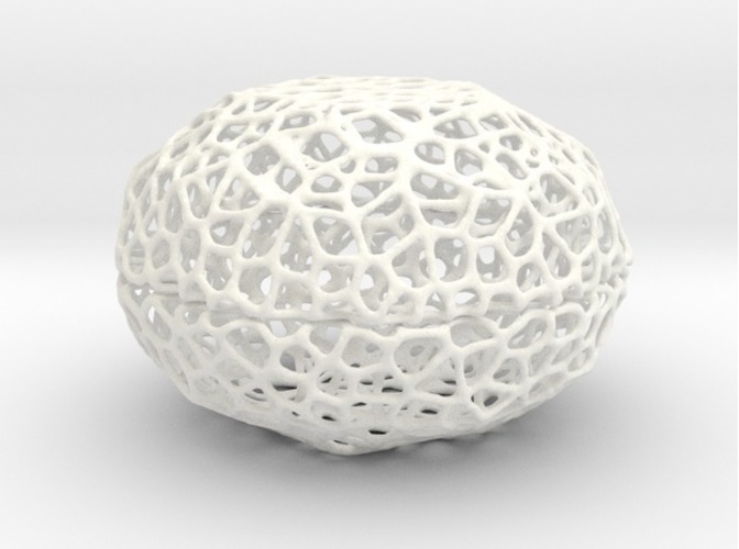 Voronoi Pearl Light Lamp No. 1 3D Print 85430