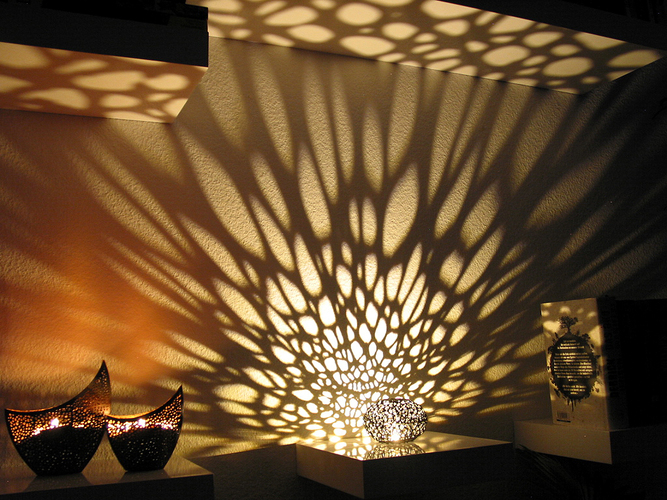 Voronoi Pearl Light Lamp No. 3 3D Print 85436