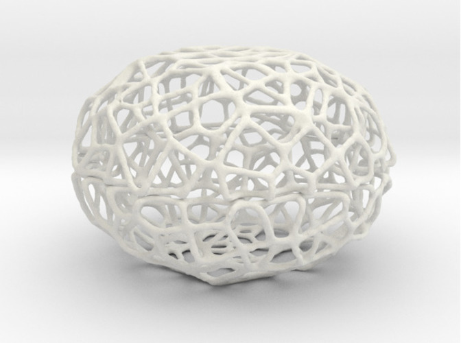 Voronoi Pearl Light Lamp No. 3 3D Print 85438