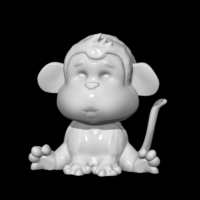 Small Monkey 3D Printing 85491