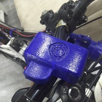 Small Pinshape bicycle claxon from an old fishing rod bite alarm bell  3D Printing 85499