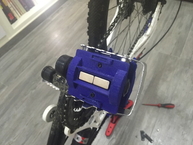 Universal Clipless Pedal And Shoes (Magnetic System) 3D Print 85630
