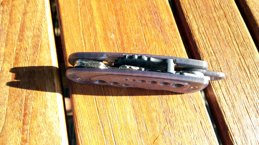 Knife-shaped Key Holder 3D Print 85685