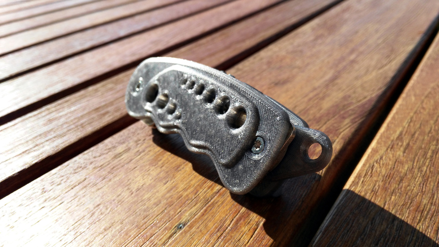 Knife-shaped Key Holder 3D Print 85686