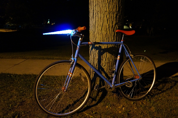 Glowing Unicorn Bike Light 3D Print 85897