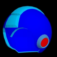 Small Megaman/Rockman helmet 3D Printing 85932