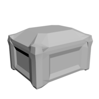Small Trunk with removable lid 3D Printing 85943
