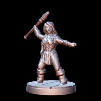 Small Barbarian Steppe Hunter (15mm scale) 3D Printing 86181
