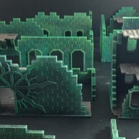 "Bizarrchitecture" Arcane Ruins (15mm scale base set) - Thumbnail 1