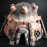 Small Stonepunk Alien Dwelling (15mm scale) 3D Printing 86303