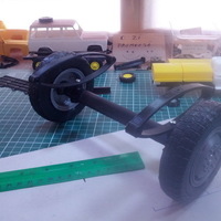Small axle trailer 3D Printing 86332