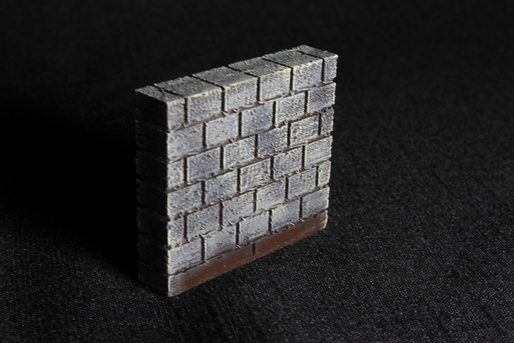 OpenForge 2.0 Wall Construction Kit: Cut-Stone Wall Backs 3D Print 86415