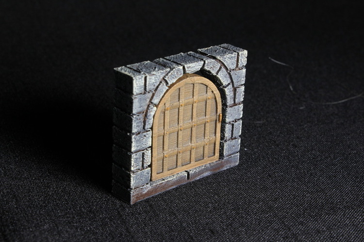 OpenForge 2.0 Wall Construction Kit: Cut-Stone Wall Backs 3D Print 86417
