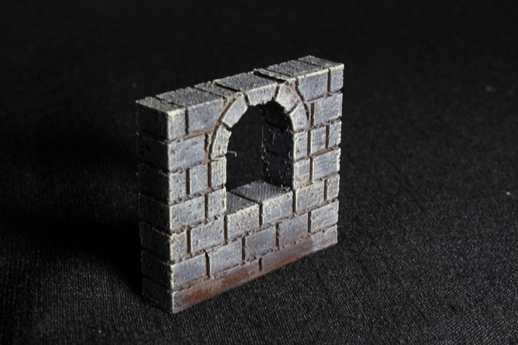 OpenForge 2.0 Wall Construction Kit: Cut-Stone Wall Backs 3D Print 86419
