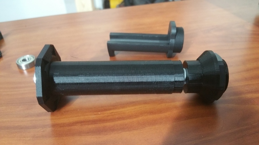 Wanhao Duplicator 6 Spool Holder with bearings. D6 Mod 3D Print 86567
