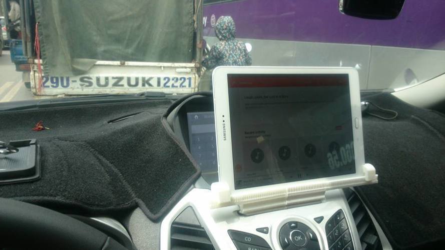 Customizable cd slot holder for phone & tablet - in Ford Fiesta  3D Print 86691