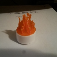 Small Tealight Flames 3D Printing 87963