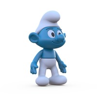 Small The Smurf 3D Printing 87999